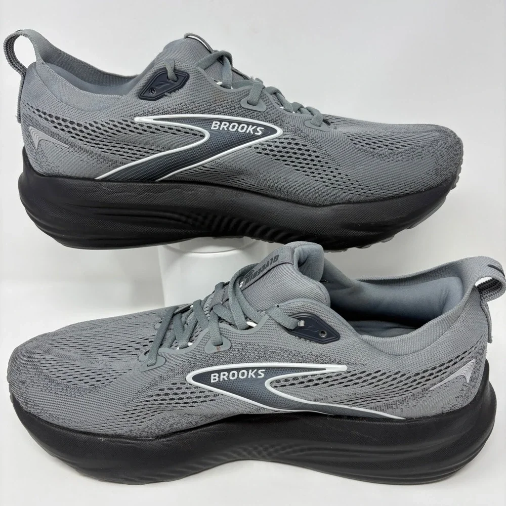 Brooks Glycerin 22 Mens Size 11 Wide Grey Athletic Running Shoes (1104452E078)